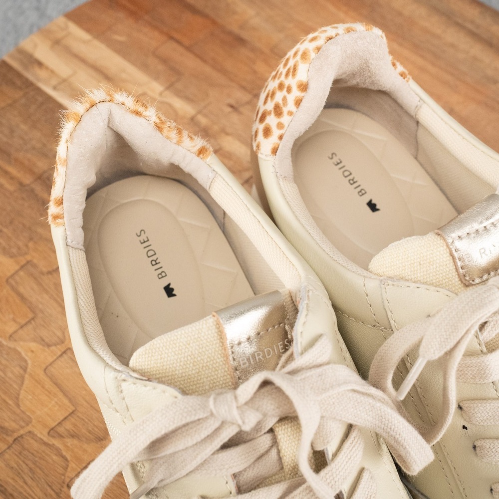 BIRDIES The Roadrunner LOW-TOP RETRO SNEAKERS in Dune Women's Size 9.5 Shoes - Picture 8 of 9